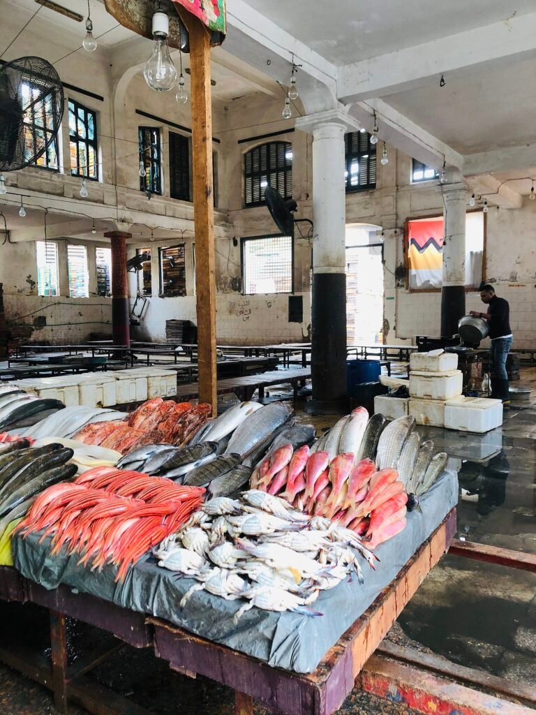 Poisson frais au vieux marché aux poissons d’Alexandrie.