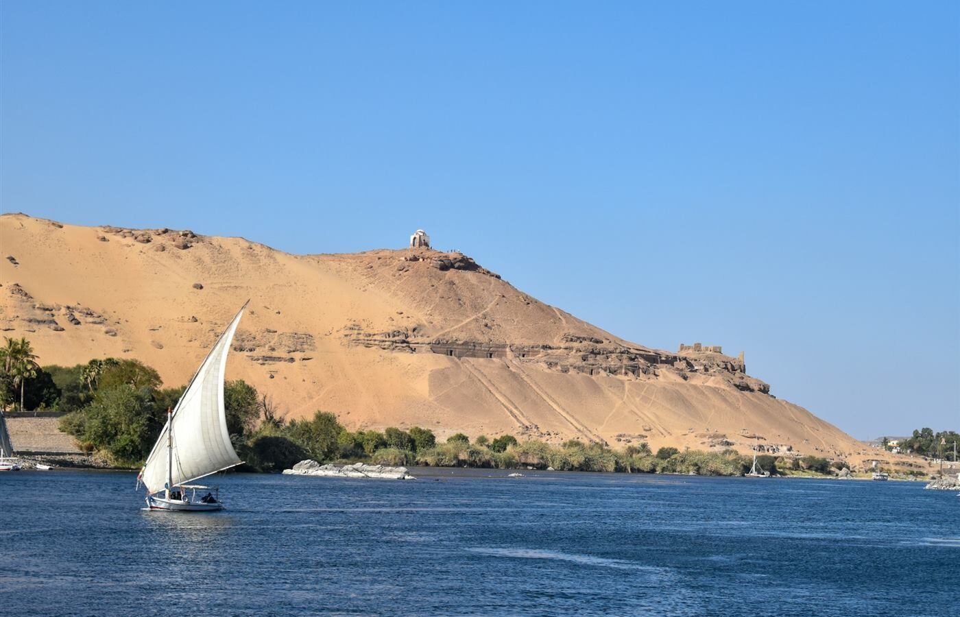 فلوكة في النيل بأسوان